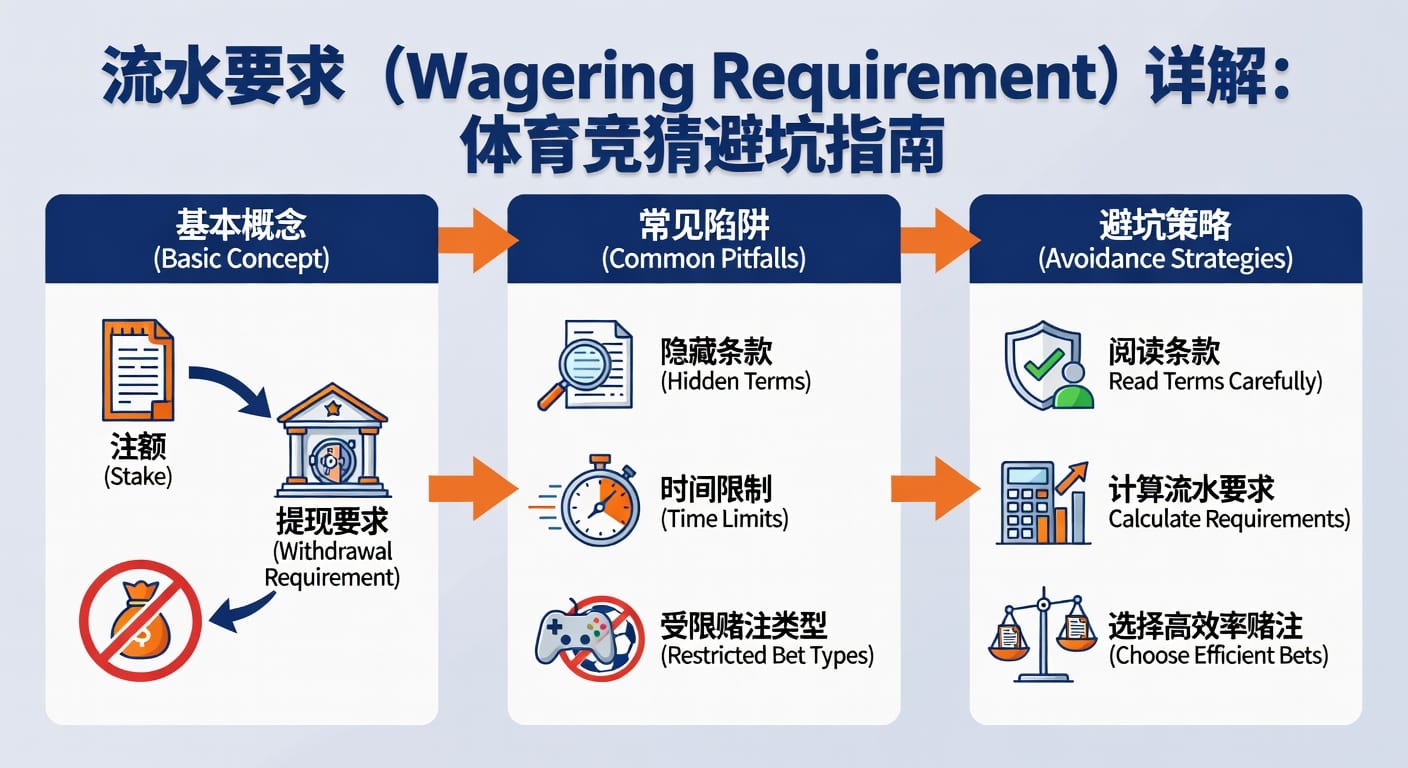流水要求 wagering requirement：体育玩家出入金门槛解析