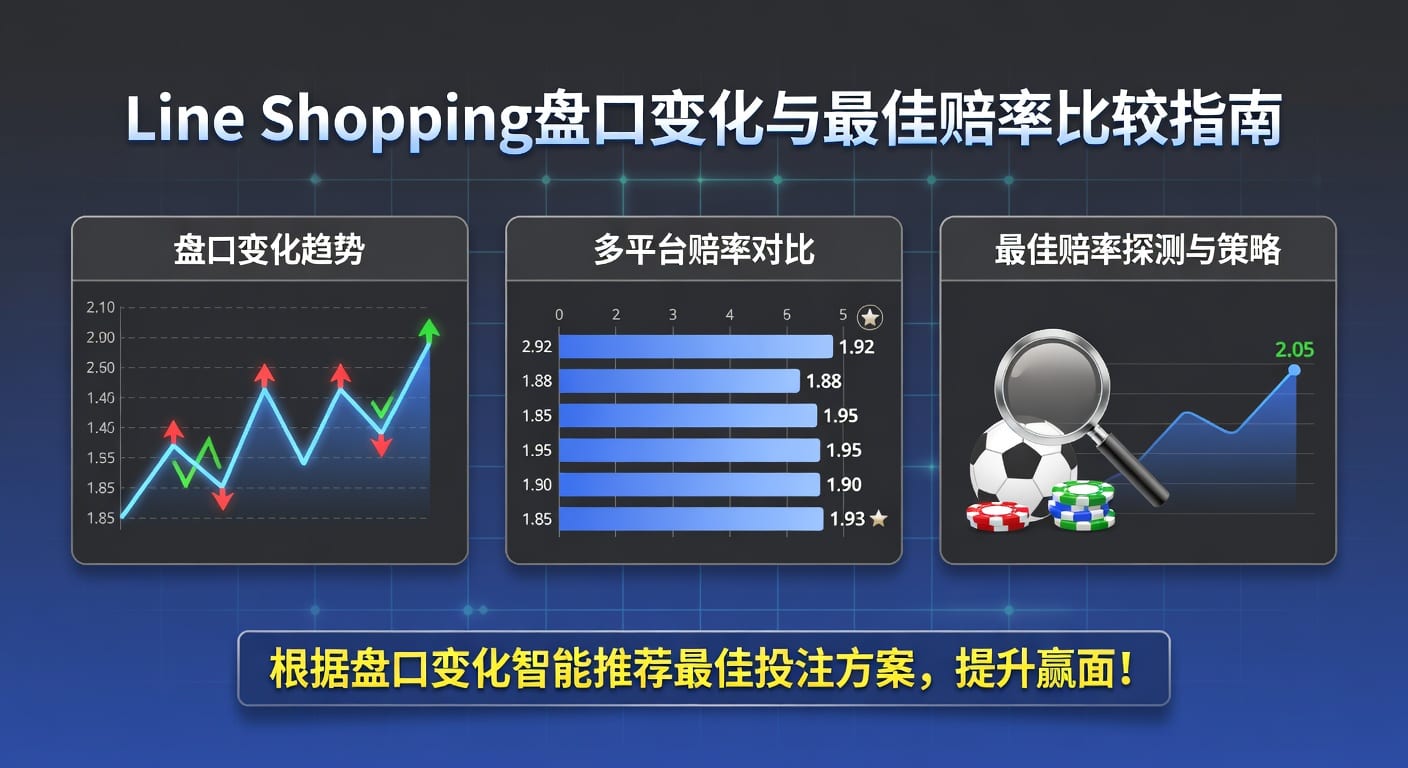 line shopping 盘口变化与最佳赔率比较：2026年赛前读盘方法